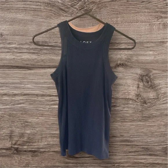 LOFT Women’s Black Tank Top - Picture 1 of 3